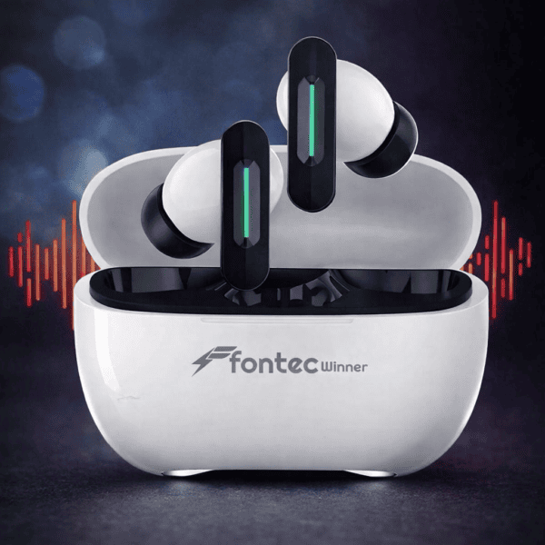 Fontec Winner TWS Wireless Earbuds – Bluetooth 5.3 Gaming Earphones with ENC Noise Cancellation & Surround Sound