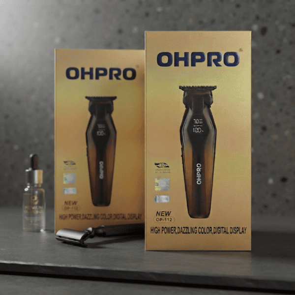 OHPRO OP-112 Cordless Hair Trimmer - Personal Care Product Designed For Grooming And Daily Hygiene Routine