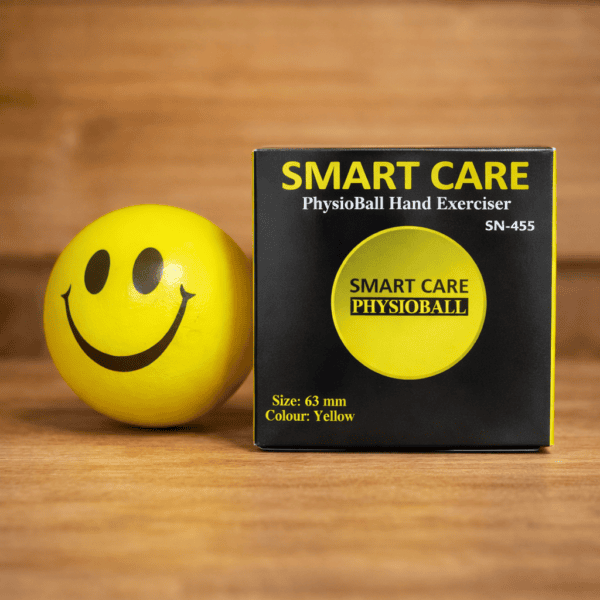 Smart Care PhysioBall Hand Exerciser Stress Relief Ball – Yellow