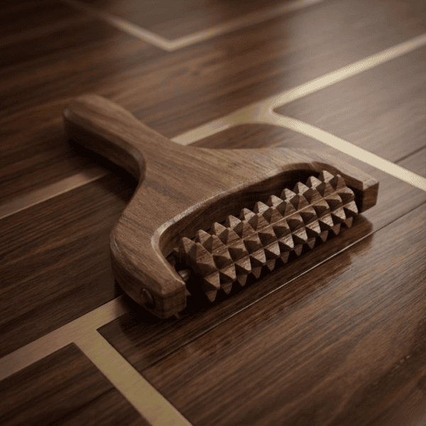 Handcrafted Wooden Scalp, Head, Neck, and Shoulder Massager – Reflexology & Acupressure Roller