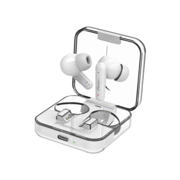 Fontec Glow Airbuds – ENC Gaming Wireless Earbuds with Deep Bass & LED Display