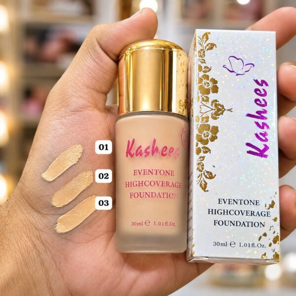 Kashee's Liquid Foundation And Paint Stick Combo - Beauty Accessory Designed For Makeup Application And Daily Skincare Routine