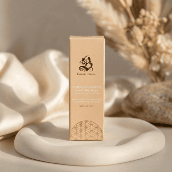 Forever Bloom Filmfish Foundation Light Spectrum Sunscreen Serum SPF 50 Moisturizing Formula 30g