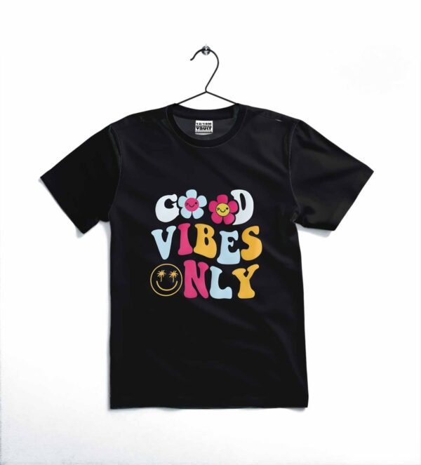 Good Vibes Only Printed Kids T-Shirt