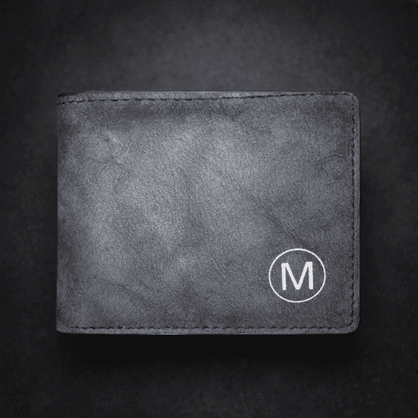 M Men's Premium Leather Wallet – Slim Bifold Card Holder & Cash Wallet | Deal Offer