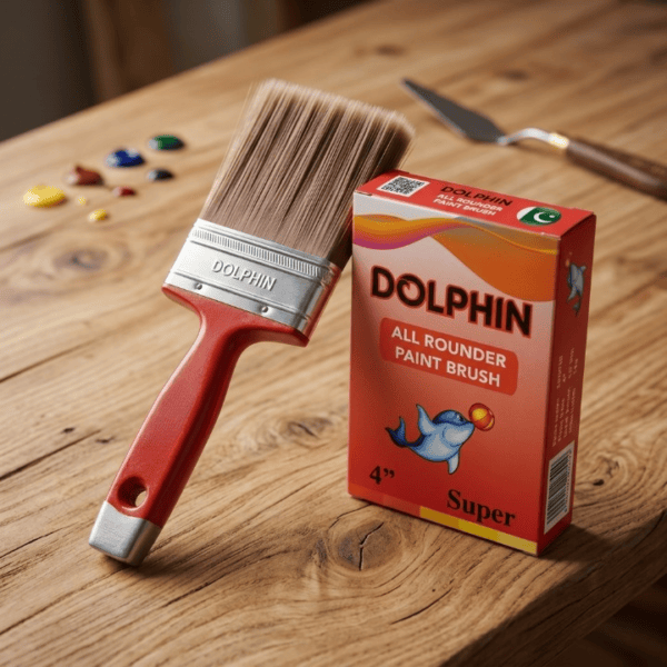 Dolphin Paint Brush Super | High Quality Wall & Paint Brush (4 Inch)